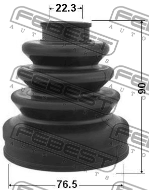 Пыльник ШРУСа внутренний HONDA ACCORD 94-08, CIVIC 98-12, CR-V 96-12 0315-CRV 0315-CRV FEBEST