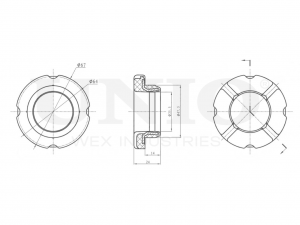 С/блок передний переднего подрамника RMP-20511 UNIO