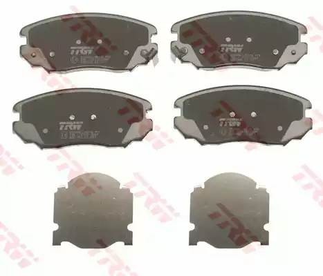 Колодки тормозные OPEL Insignia (08-) передние (R16) (4шт.) TRW GDB1782 TRW