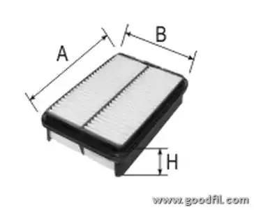 Фильтр воздушный AG547 AG 547 GOODWILL