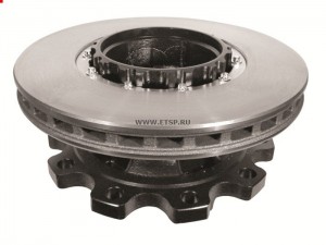 Ступица (931752 с подшипниками и диском тормозным № 960213) CF65/CF85/XF95/XF105 931919 EMMERRE