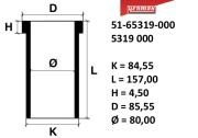 гильза! d81\ Audi A6/100 2.5TDi 90-97, VW T4/LT28-46 2.5TDi 95-06 5165319000 YENMAK