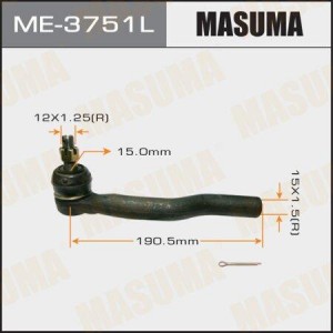наконечник рулевой левый!\ Toyota Camry 3.0 V6/2.4 VVT-i 01> ME-3751L MASUMA