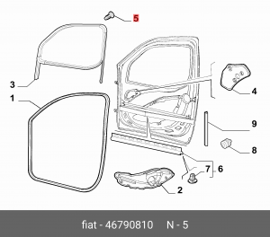 ПИСТОН 46790810 FIAT