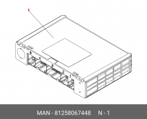 Прибор управления EIO2 I2-21 81258067448 MAN