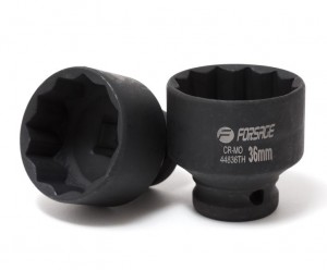 головка ударная! тонкостенная 36мм 12гр, 1/2''\ F44836TH FORSAGE TOOLS