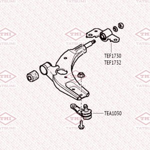 Опора шаровая нижняя L/R KIA Sephia/Shuma 98- TEA1030 TEA1030 TATSUMI