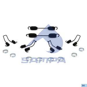 Ремкомплект BPW колодок тормозных (пружины,стопоры) SAMPA 070.658 SAMPA