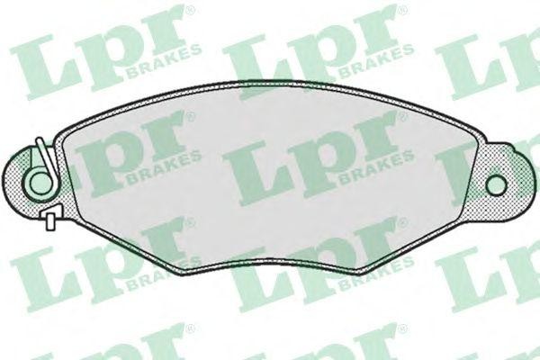 Комплект тормозных колодок 05P661 05P661 LPR