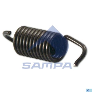 пружина возвр торм колодки! 95x30 4x\ MB BM730-711 100099 SAMPA