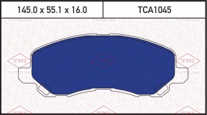 Колодки тормозные дисковые передние MITSUBISHI Airtrek/ASX/Galant/Lancer/Outland TCA1045 TATSUMI