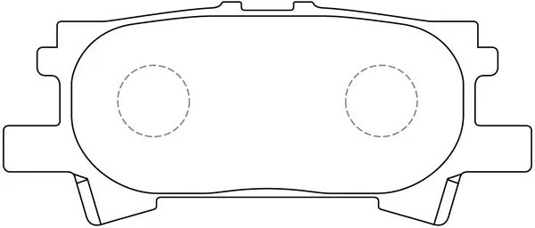 Колодки дисковые LEXUS RX 3.5 2006 - 2008 LEXUS RX 3.3 2003 - 2006 LEXUS RX 3.0  BP21498 SB NAGAMOCHI
