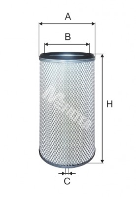 фильтр возд. ! вставка H392 D174 d145 \ RVI A200-1 MFILTER AUTOMOTIVE FILTERS