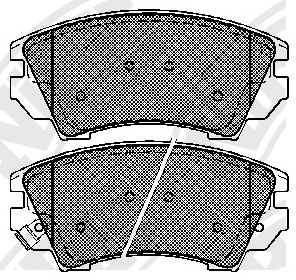 Колодки тормозные дисковые OPEL ASTRA J GTC, INSIGNIA R17, SAAB 9-5 (YS3G) (17)  PN34002 NIBK