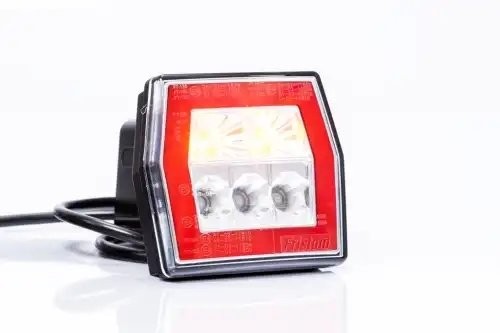фонарь задний! LED 3-функциональный, 99,5х93 с проводом 1м\ Universal FT120LED FRISTOM