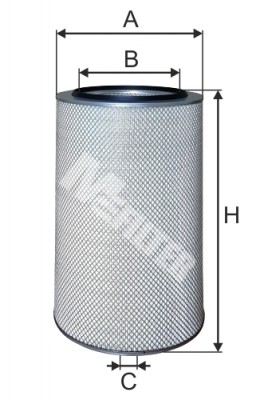 фильтр воздушный! H621 D307.5 D196\ KOMATSU JOHN DEERE A564 MFILTER AUTOMOTIVE FILTERS