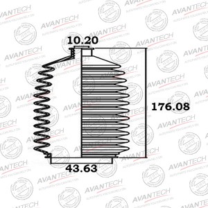 Пыльник рулевой системы Avantech BS0111 AVANTECH