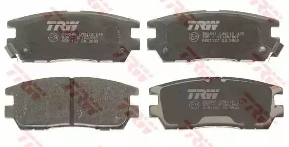 Колодки тормозные MITSUBISHI Pajero 1, Pajero 2 (3.0/3.5/2.5TD), L400 (94-03) за GDB1127 TRW