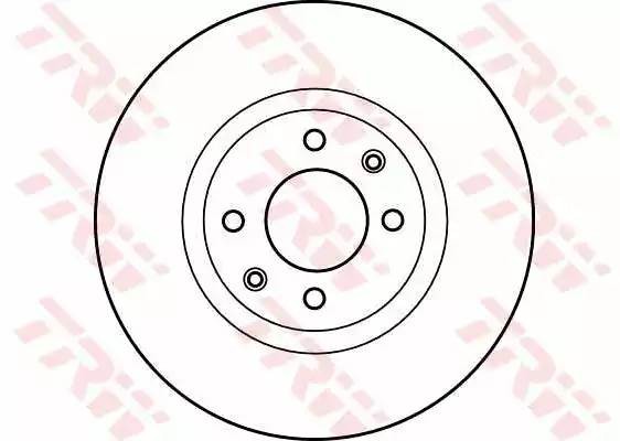 PEUGEOT 307 (2001-2007)/CITROEN C5 (2001-2005) ДИАМЕТР 283ММ DF4183 TRW