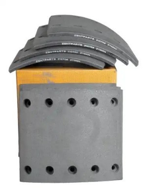 накладки торм. 1-рем! 19032 18.5-11.8 420x180 (С ЗАКЛ.93251 8x15 80) BPW Z10702 ZENTPARTS