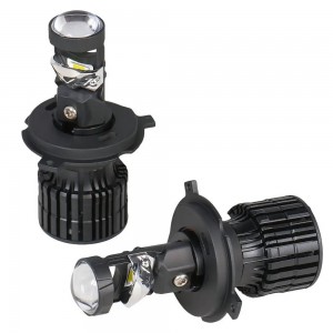 Лампа светодиодная H4 12-24V 28W 6500К (6800lm, белый) AIRLINE LED LENS (2 шт.)  AEAR124 AIRLINE