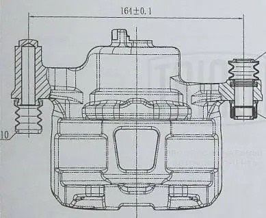 Суппорт тормозной передний левый CF 084703 TRIALLI
