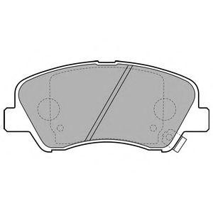 Колодки передние HUNDAI SOLARIS, KIA RIO III LP2497 LP2497 DELPHI