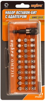 н-р бит! 31пр (PZ, PH, T, H, SL), адаптер 1/4''\ OMT31S OMBRA