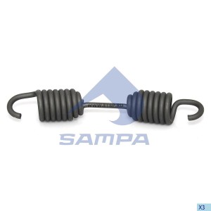 Пружина SAF колодки тормозной (168х29х5) SAMPA 075034 SAMPA