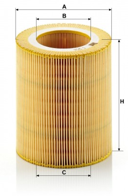 Фильтр воздушный C1250 C 1250 MANN FILTER