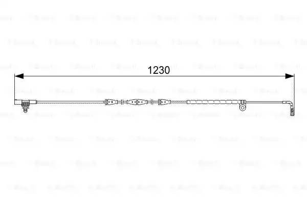 Датчик износа тормозных колодок LAND ROVER Range Rover Sport (05-) передний BOSC 1 987 473 022 BOSCH