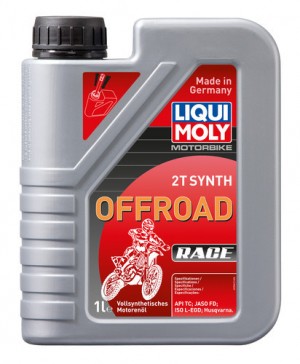 Масло моторное синтетическое для 2-т двигателя Motorbike 2T Synth Offroad Race 1 3063 LIQUI MOLY
