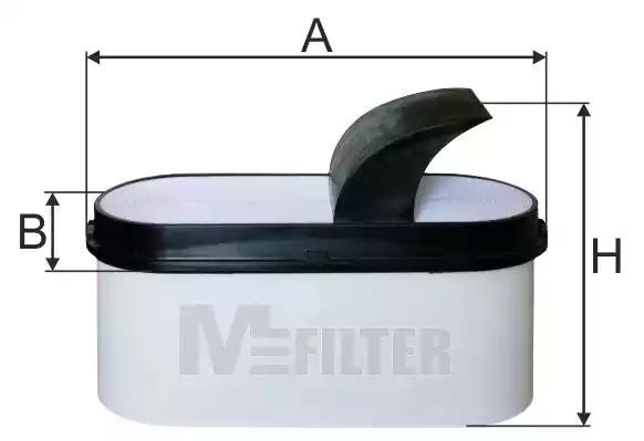 фильтр воздушный!\ MB Actros MP4/Antos/Arocs A 8068 MFILTER AUTOMOTIVE FILTERS