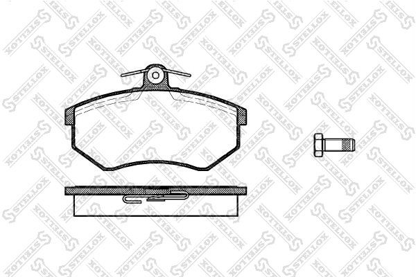 колодки дисковые п.\ Audi 80 1.6-2.0i 91-95, VW Passa 145040SX 145-040-SX STELLOX