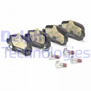 LP1717 колодки дисковые з.\ Opel Astra 1.8-2.2DT/Zafira 2.2i/DTi 01> LP1717 DELPHI