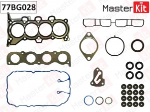 Верхний комплект прокладок ГБЦ Hyundai/Kia ELANTRA,I30,I40,IX35(G4NA/G4NU) 2.0i  77BG028 MASTER KIT