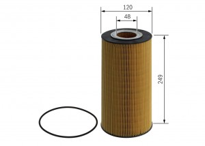 Фильтр масляный (замена на 09864B7051) 0 986 4B7 080 BOSCH
