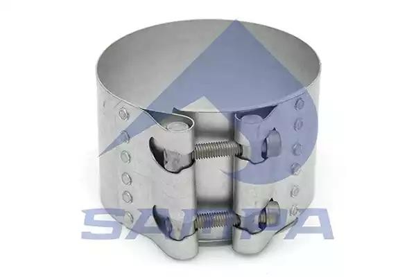 хомут трубы глушителя !111х70 \SCANIA 040455 SAMPA
