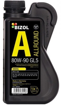 87910 BIZOL Мин. тр.масло Allround Gear Oil GL5 80W-90 GL-5 (1л) 87910 BIZOL