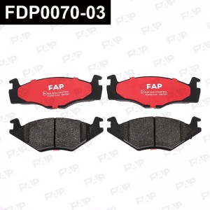 Тормозные колодки дисковые смесь CERAMIC FDP0070-03 FDP0070-03 FAP