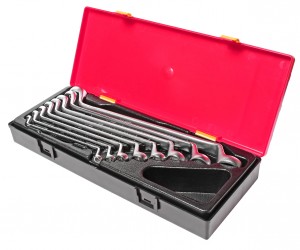 Набор ключей накидных 6-24мм 75град. 8 предметов в кейсе JTC JTC-K6081 JTC TOOLS