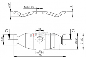 Комплект монтажный тормозных дисков DAF 1690788 OMK730100841 OMK AUTO