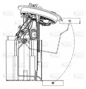 Модуль топливного насоса для а/м VAG Octavia A7 12-/Karoq 17-/Golf 12- 1.4TSi/1. SFM0410 START VOLT