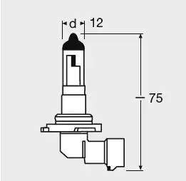 Лампа 12V H10 42W PY20d OSRAM 9145 OSRAM