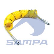 Шланг пневмосистемы Желтый,Пу 4600 M16X1.5 M16X1.5 0951781 SAMPA