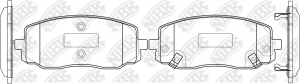 Колодки тормозные KIA Picanto передние (4шт.) NIBK PN0438 NIBK