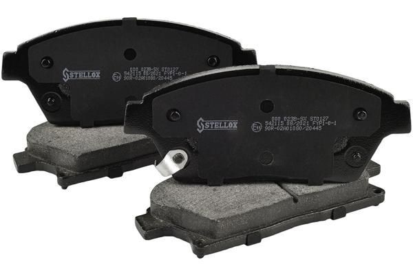 колодки диск. пер.! с антискрип. пл.\ Lifan, Opel Astra 09>, Chevrolet Cruze 1.4 000-023B-SX STELLOX