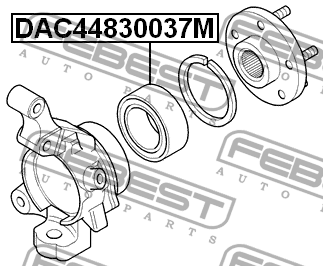 Подшипник ступицы передний LAND ROVER FREELANDER II 2006-2014 DAC44830037M DAC44830037M FEBEST