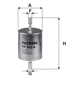 Фильтр топливный PP865/6 PP8656 FILTRON