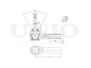 Наконечник рулевой SSP-10074 UNIO